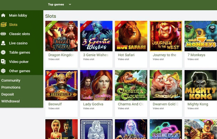 7reels casino games screenshot